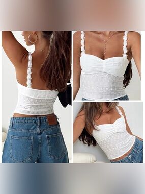 Princess Polly Franca Top White